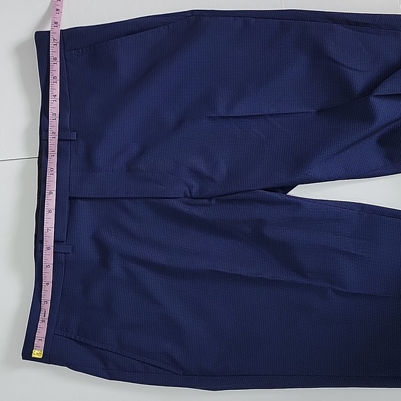 Reaction Kenneth Cole Tecni-Cole Plaid Suit Pants/ 42R X 32L - Picture 6 of 10